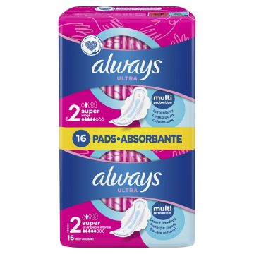 Always Super Plus  higijenski ulošci duo pack 16 komada