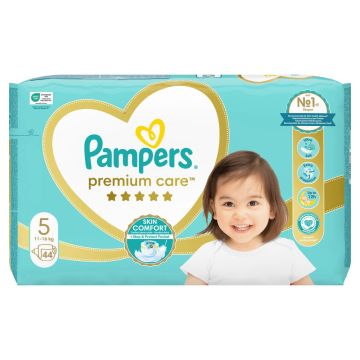 Pampers Premium Care, Veličina 5, 44 kom, 11-16kg