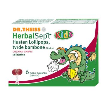 DR. Theiss Herbal Sept Kids lizalica protiv kašlja 6 kom
