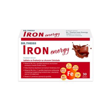 Dr Theiss iron energy, 30 tableta za žvakanje