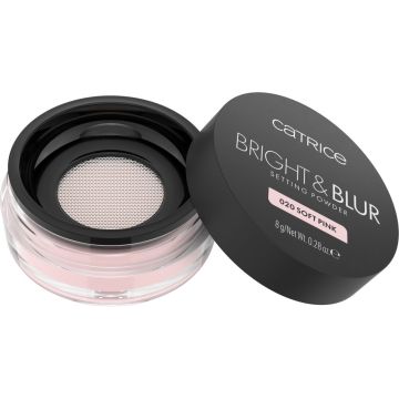 Catrice bright & blur puder za fiksiranje 020  Soft Pink!