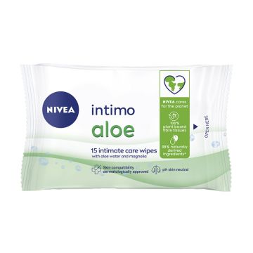 NIVEA Intimo Aloe Water maramice 15kom