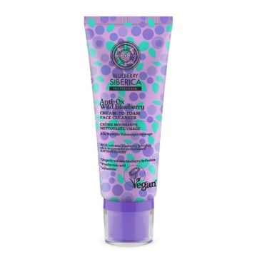 Natura Siberica Anti-ox blueberry penušava krema za čišćenje lica 100 ml