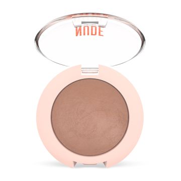 Golden Rose Nude look matte baked senka Caramel Nude