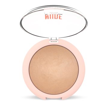 Golden Rose look sheer baked powder nude glow