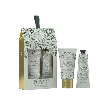 The Scottish Fine Soap ginger clove&mistletoe duo poklon set