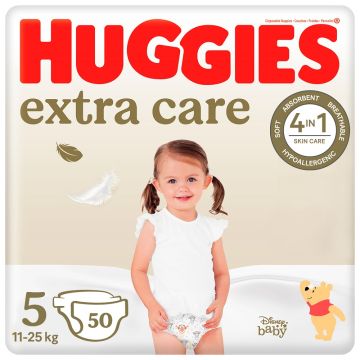 Huggies extra care pelene, veličina 5, 11-25kg, 50kom