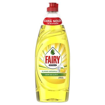 Fairy Extra + Citrus deterdžent za pranje posudja 650ml