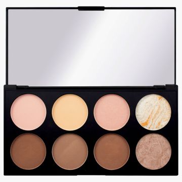 Revolution Ultra Powder Contour paleta za konturisanje i hajlajt 8x1.6g
