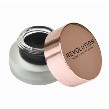 Makeup REVOLUTION Crni gel ajlajner 3g sa četkicom