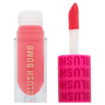 Revolution Blush Bomb tečno rumenilo Savage Coral 4.6 ml