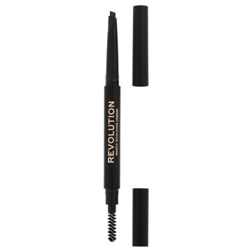 Revolution Duo Brow Definer olovka za obrve Mediom Brown 0,25g