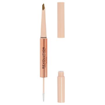 Makeup Revolution olovka i gel za obrve 2 u 1 Fluffy Brow Duo Blonde 0.12g+1ml 