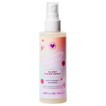 I Heart Revolution strawberry shimmer sprej za fiksiranje šminke 100ml