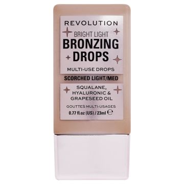 Makeup Revolution tečni bronzer Bright Light Bronzing Drops Scorched Light 23ml