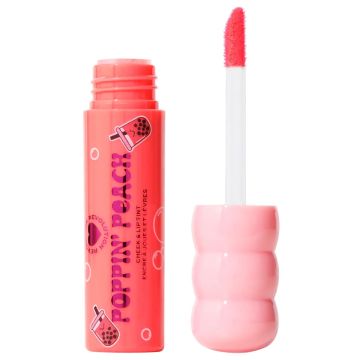 I Heart Revolution bubble tea milky rumenilo i ruž za usne poppin' peach 1,8ml
