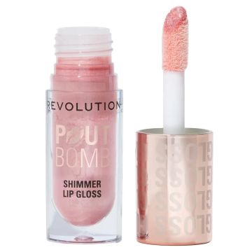 Makeup Revolution pout bomb sjaj za usne shine pink 4,5ml