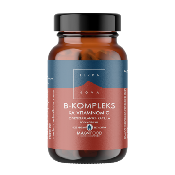 Terranova B kompeks + vitamin C kapsule A50