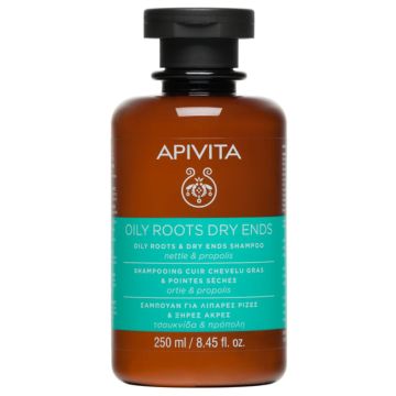 Apivita šampon za masnu kosu sa suvim krajevima 250 ml