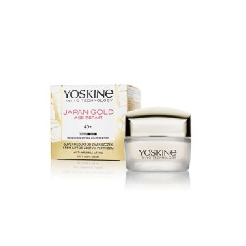 Yoskine Japan Gold dnevna i noćna krema za lice 40+, 50 ml