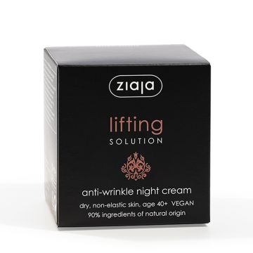 Ziaja noćna krema za lice protiv bora Lifing Solution 50ml