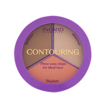 Ingrid Ideal Face paleta za konturisanje lica 3u1 18 gr