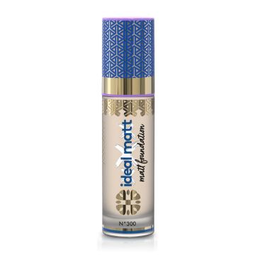 Ingrid Ideal Matt tečni puder br.300 Ivory 30 ml