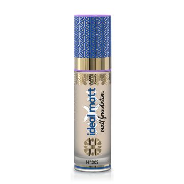 Ingrid Ideal Matt tečni puder br.302 Light Sun 30 ml