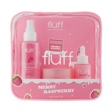 Fluff poklon set nega lica malina (40 ml, 50 ml, 150 ml)