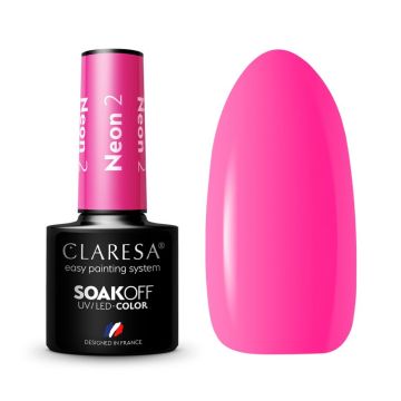 Claresa trajni lak za nokte uv/led neon 2 5g
