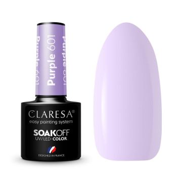 Claresa trajni lak za nokte uv/led purple 601 5g