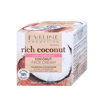 Eveline Rich coconut ultra hranljiva krema za lice sa kokosom 50ml