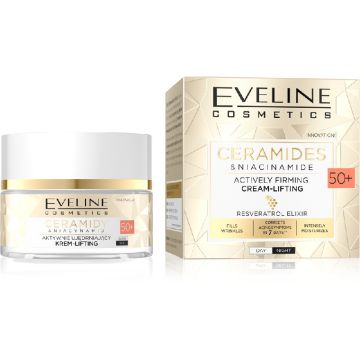 Eveline krema za lice na bazi Ceramida i Niacinamida 50+ ,50ml 