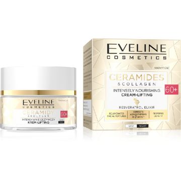 Eveline krema za lice na bazi Ceramida i Kolagena 60+, 50ml