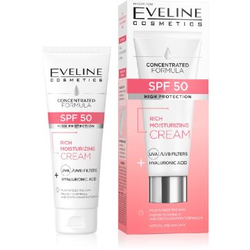 Eveline bogata hidrantna krema za zaštitu lica sa SPF50 30ml 