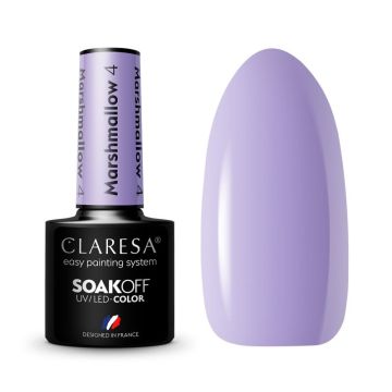 Claresa trajni lak za nokte uv/led marshmallow 4 5g