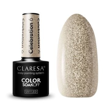 Claresa trajni lak za nokte uv/led Celebration 6 5g