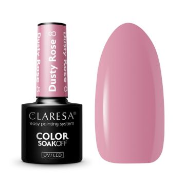 Claresa trajni lak za nokte uv/led Dusty Rose 8 5g