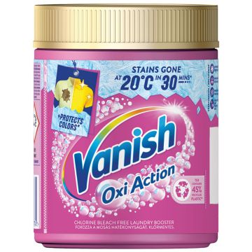 Vanish Oxi Action prašak za fleke pink 470g