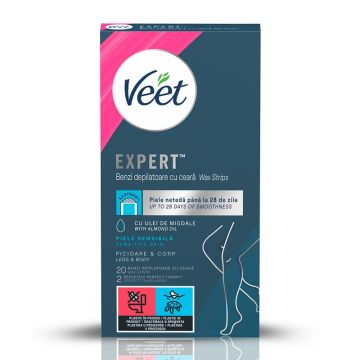 Veet trake za depilaciju za osetljivu kožu 20 komada