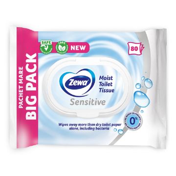 Zewa vlažni toalet papir sensitive 80/1