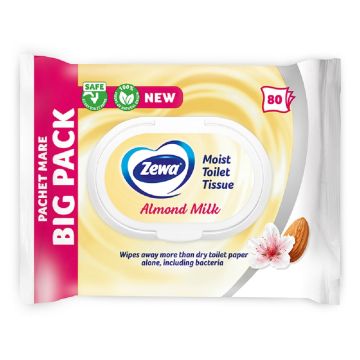 Zewa vlažni toalet papir almond 80/1 