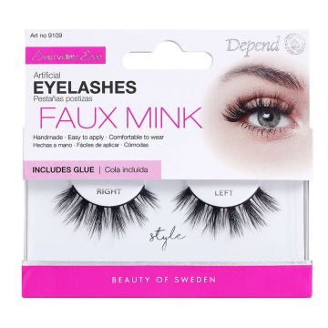 Depend Trepavice od prirodne dlake Style Mink 