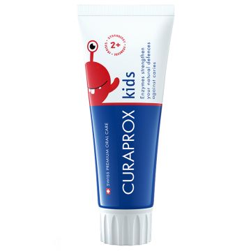 Curaprox Kids pasta za zube za decu 60ml, za uzrast od 2 godine, jagoda.