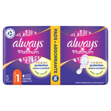 Always Platinum Normal Duo higijenski ulošci 16kom