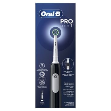 Oral-B Pro Serija 1 električna četkica za zube, 1 glava, crna