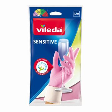 Vileda rukavice za domaćinstvo sensitive veličina L