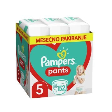 Pampers Pants pelene (mesečni box) veličina 5, 12-17 kg, 152kom