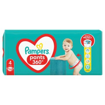 Pampers Jumbo Pack Maxi Pants pelene za bebe, Veličina 4 (9-14kg), 52kom