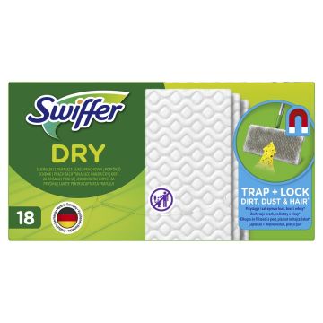 Swiffer Sweeper suve krpe za brisanje podova, 18 komada
